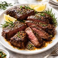Outrageously Wonderful Marinated Venison Steaks