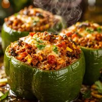 Outstanding Spanish Stuffed Green Bell Peppers