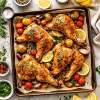 Oven-Baked Chicken Quarters