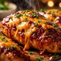 Oven Baked Bbq Cheddar Chicken