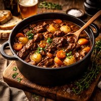 Oven Baked Beef Beer Stew