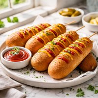 Oven Baked Corn Dogs