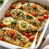 Oven Baked Fish in White Wine