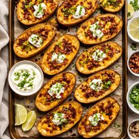 Oven Baked Fries Potato Skins