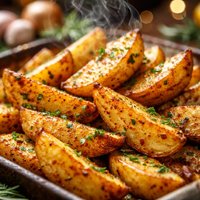 Oven Baked Golden Potato Wedges