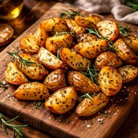 Oven Baked Italian Potatoes with Rosemary