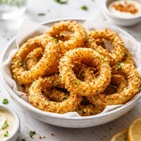 Oven Baked Onion Rings