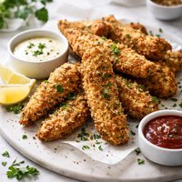 Oven Baked Parmesan Chicken Fingers