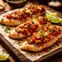 Oven Baked Salsa Fish Fillets