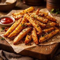 Oven Baked Seasoned Fries