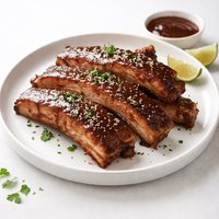 Oven Baked Sweet and Sticky Pork Back Ribs