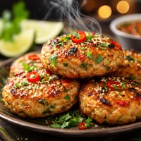 Oven Baked Thai Style Fish Cakes