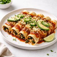 Oven Baked Turkey Spinach Enchiladas Extraordinaire