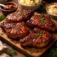 Oven Barbecued Pork Chops