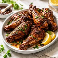 Oven Barbecued Turkey Wings