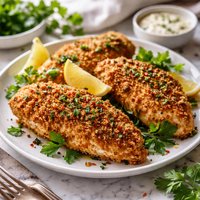 Oven Fried Chicken Breasts or Fish