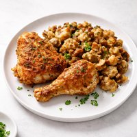 Oven Fried Chicken N Dressing