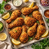 Oven Fried Crispy Chicken