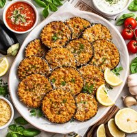 Oven Fried Eggplant Aubergine