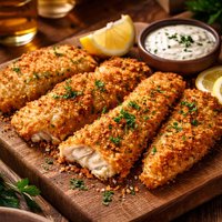 Oven Fried Haddock Fillets