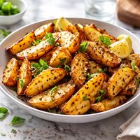 Oven Fried Oregano Potatoes