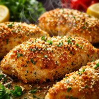 Oven Fried Parmesan Chicken