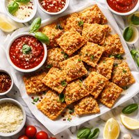 Oven Fried Ravioli