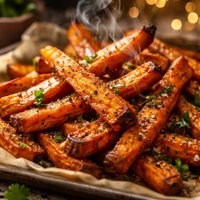 Oven Fried Sweet Potatoes