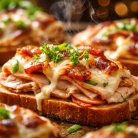 Oven Loaded Turkey Melts
