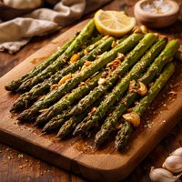Oven Roasted Asparagus with Garlic