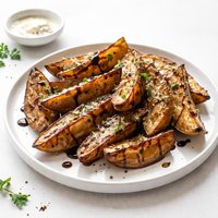 Oven Roasted Balsamic Potato Wedges