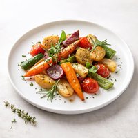 Oven Roasted Herbed Vegetables
