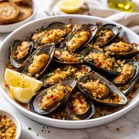 Oven Roasted Mussels
