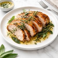Oven Roasted Turkey with Sage Butter Tyler Florence