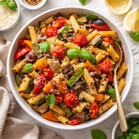 Oven Roasted Vegetable Penne