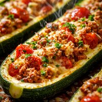 Over Stuffed Zucchini