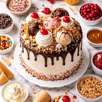 Over the Top Sundae Cake
