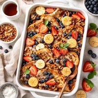 Overnight Banana French Toast