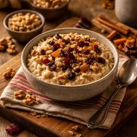 Overnight Fruit and Nut Oatmeal for the Crock Pot