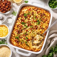 Overnight Grits Souffle