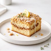 Overnight Lemon Country Coffee Cake