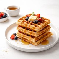 Overnight Refrigerator Waffles with Dutch Honey