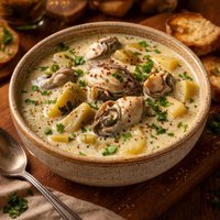 Oyster Artichoke Soup