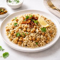Pakistani Style Chanay Ka Pulao Chickpeas Garbanzo Beans Pilaf