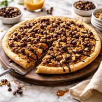 Pampered Chef Style Peanut Buster Dessert Pizza