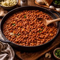 Pan Baked Beans for a Crowd