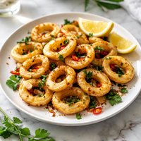 Pan Fried Calamari Rings