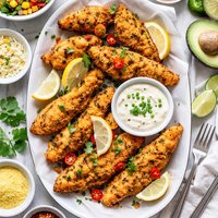 Pan Fried Cornmeal Batter Fish