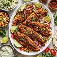 Pan Fried Cumin Chile Crusted Fish