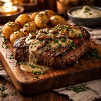 Pan Fried Gaelic Steak